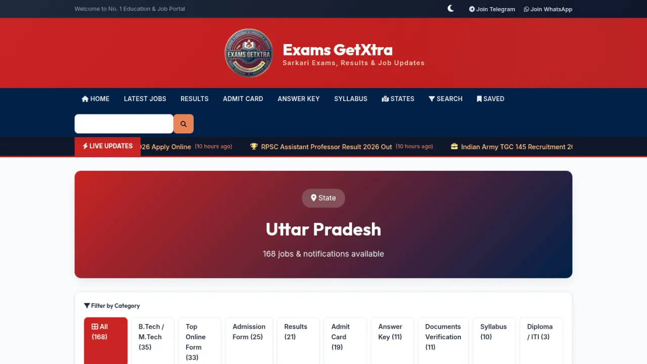 Sarkari Exam & Result Portal — Govt Job CMS with auto post publish , SEO Schema & PWA V1.0.0 — screenshot 5