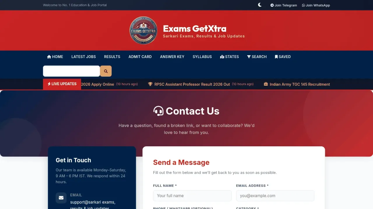 Sarkari Exam & Result Portal — Govt Job CMS with auto post publish , SEO Schema & PWA V1.0.0 — screenshot 17