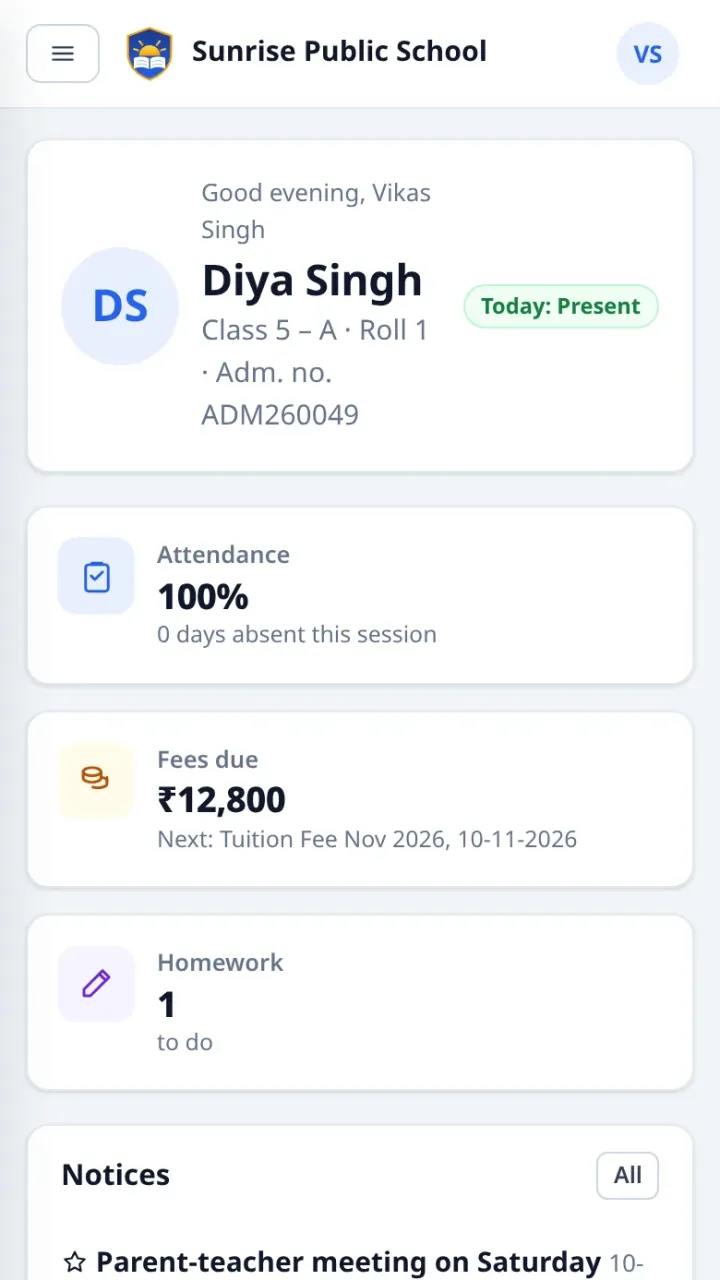 School ERP — Complete PHP School Management System — screenshot 13