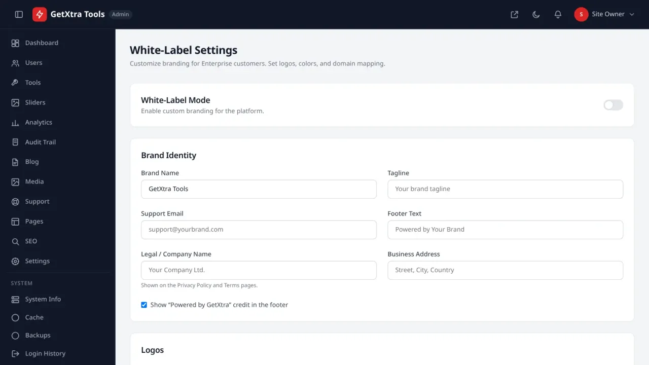 GetXtra Tools — 80 PDF, Image & AI Tools Website Script — screenshot 11