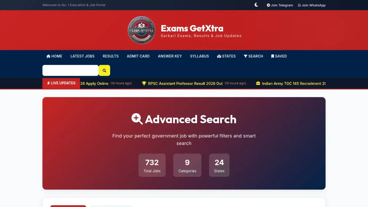 Sarkari Exam & Result Portal — Govt Job CMS with auto post publish , SEO Schema & PWA V1.0.0 — screenshot 12