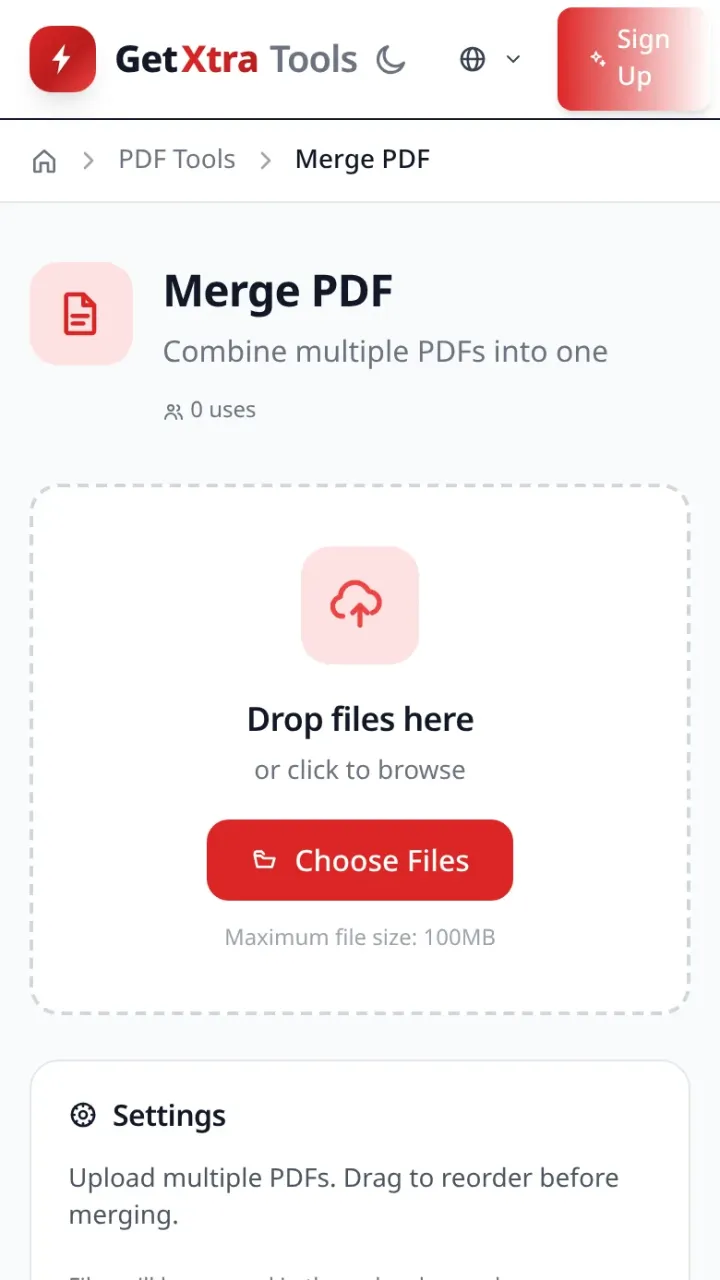 GetXtra Tools — 80 PDF, Image & AI Tools Website Script — screenshot 13