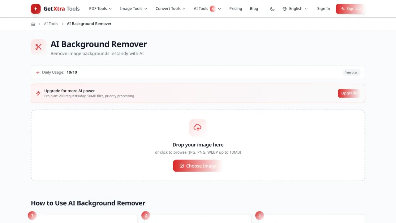 GetXtra Tools — 80 PDF, Image & AI Tools Website Script — screenshot 5