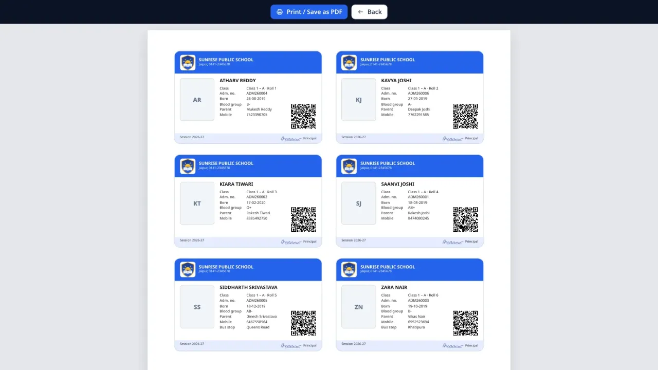 School ERP — Complete PHP School Management System — screenshot 11